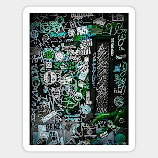 Street Art NYC Graffiti Tag Magnet